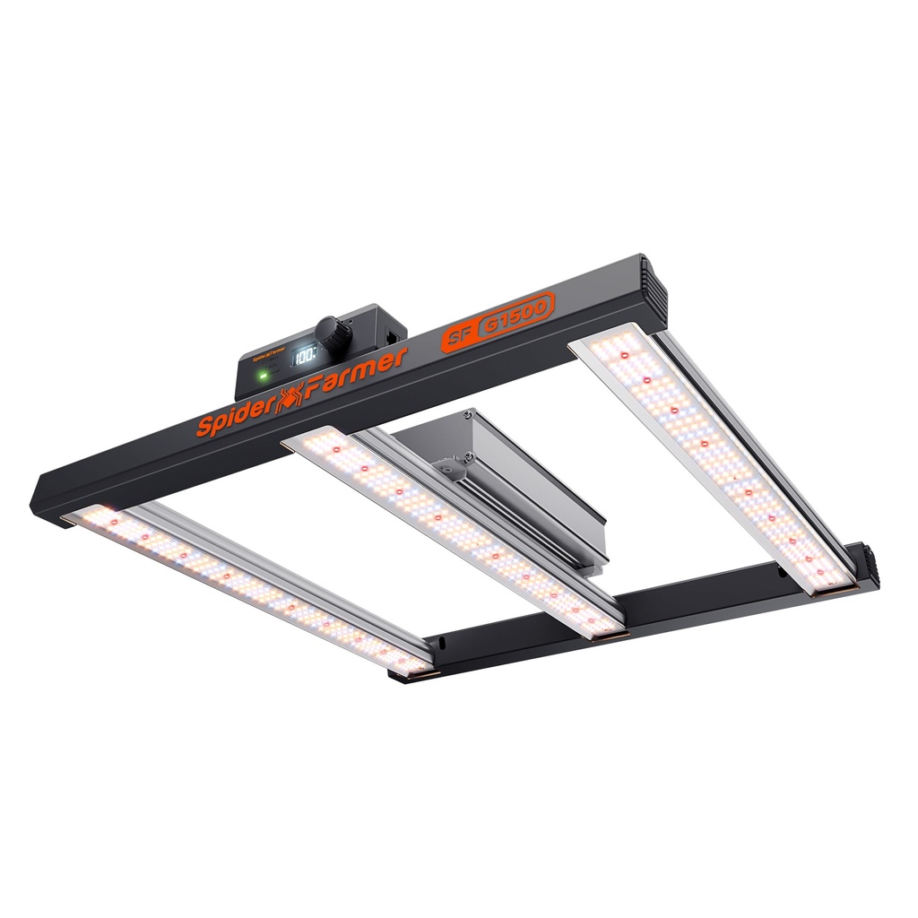 Spider Farmer G1500 150W — Lampe LED spectre complet WiFi/Bluetooth