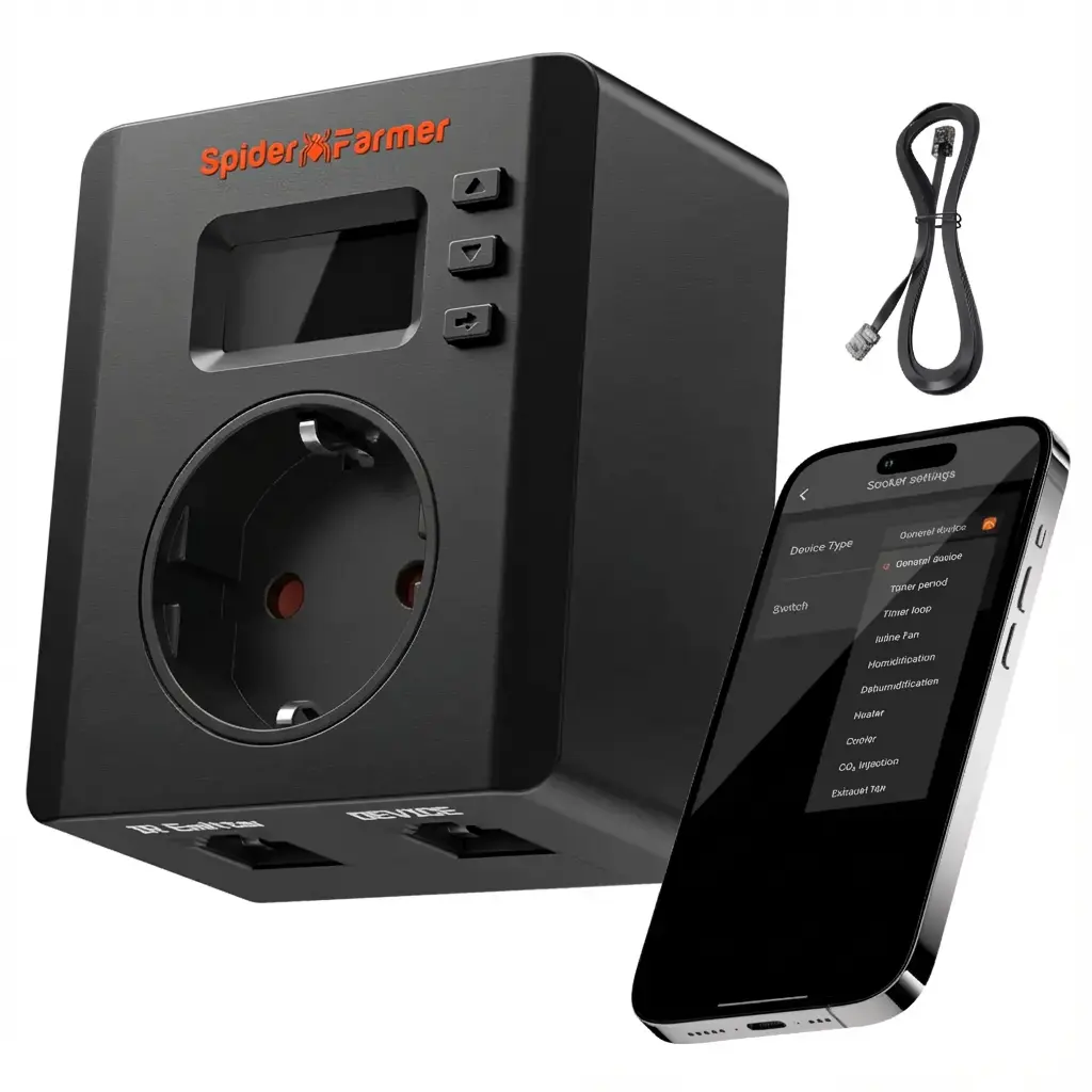 Spider Farmer S-Station — Prise connectée WiFi/Bluetooth